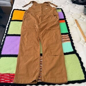 Carhartt working Bib Overall brown women’s XL 16/18 regular